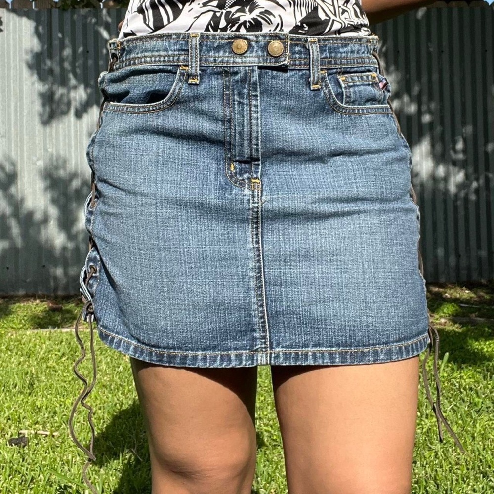 Vintage Ralph Lauren Rocker Mini Skirt - Picture 5 of 7